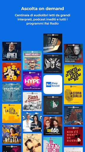RaiPlay Sound: radio e podcast screenshot
