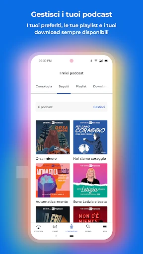 RaiPlay Sound: radio e podcast screenshot