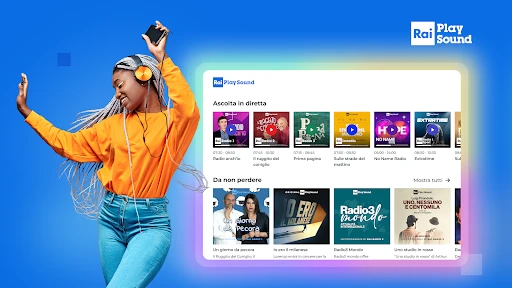 RaiPlay Sound: radio e podcast screenshot