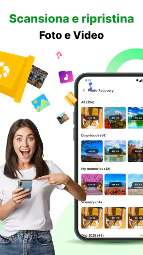 Recuperare Foto Cancellate App screenshot