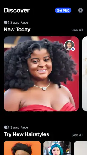 Reface: AI Face swap videos screenshot