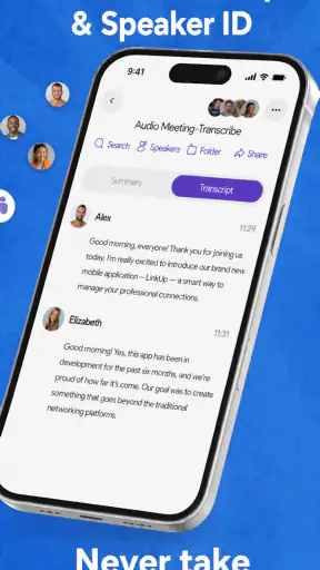 Registratore vocale & Note IA screenshot