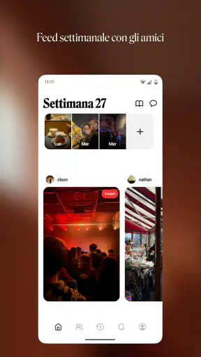 Retro — Foto con amici screenshot