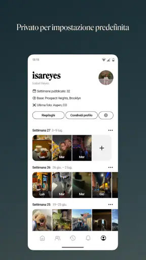 Retro — Foto con amici screenshot