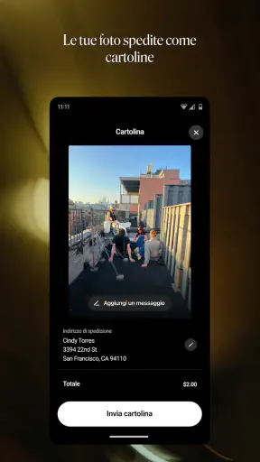 Retro — Foto con amici screenshot