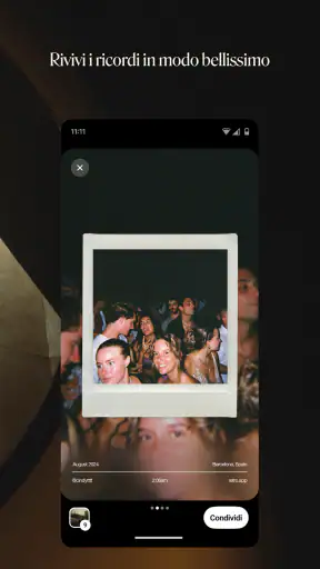 Retro — Foto con amici screenshot
