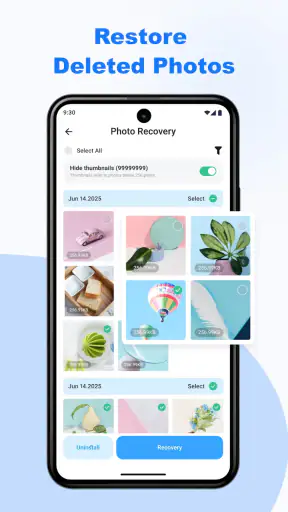 Revive foto e file screenshot