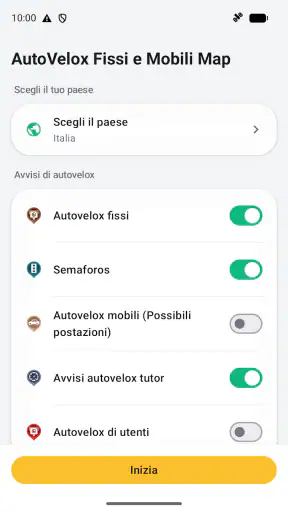 Rilevatore autovelox: Widget screenshot