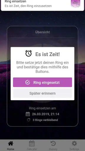 Ring Reminder screenshot