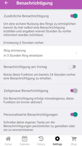 Ring Reminder screenshot
