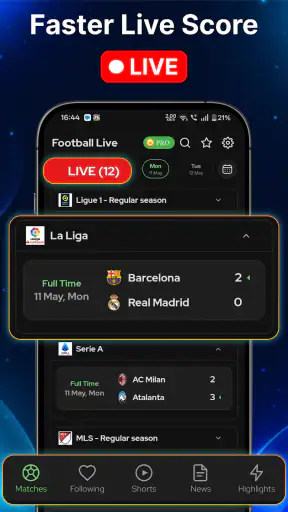 Risultati Calcio in Diretta screenshot
