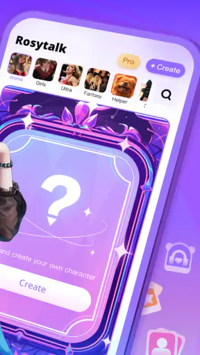 Rosytalk: AI Character Chat screenshot