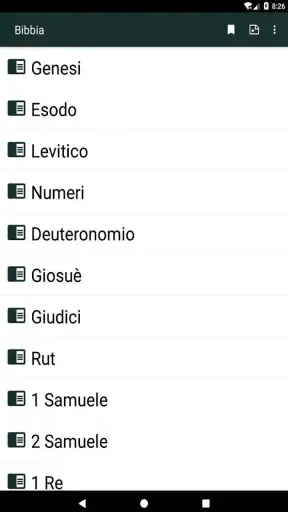 Sacra Bibbia CEI in italiano screenshot