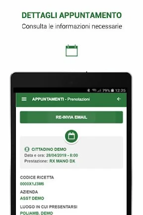SALUTILE Prenotazioni screenshot