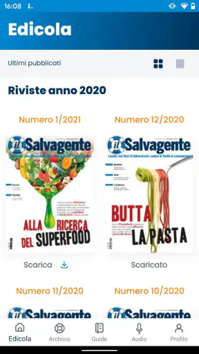 Salvagente screenshot