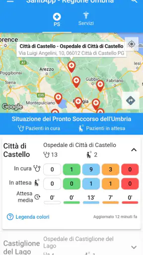 SanitApp - Regione Umbria screenshot