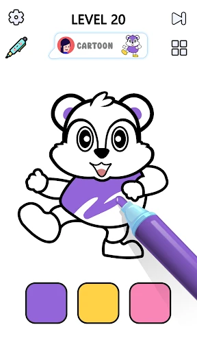 Satisfying Coloring screenshot