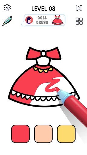 Satisfying Coloring screenshot