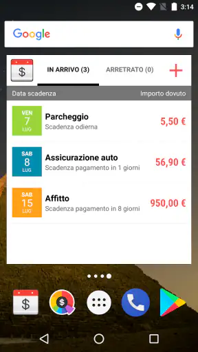 Scadenzario bollette Pro screenshot