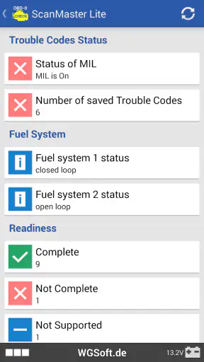 ScanMaster for ELM327 OBD-2 screenshot
