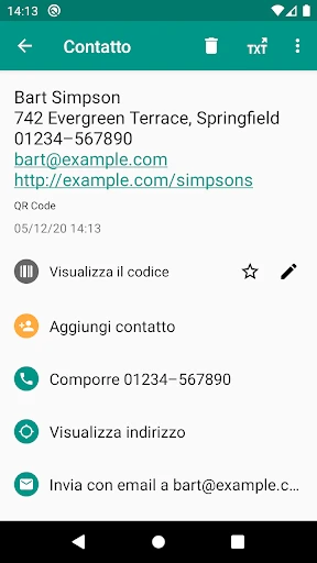 Scanner QR e codici a barre screenshot