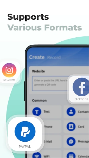 Scansione codice QR screenshot