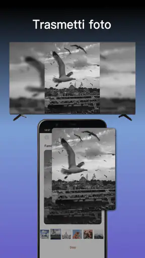 Schermo a Specchio sulla TV screenshot