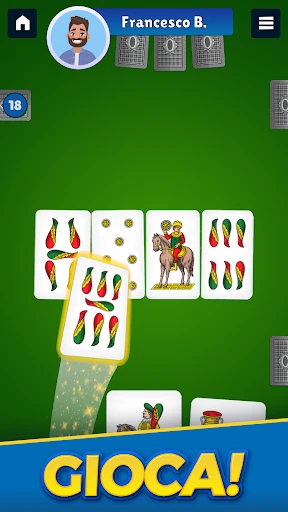 Scopa Tradizionale - Carte screenshot