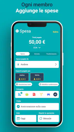 Sesterce – Condividi le spese screenshot
