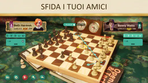 Sfida la regina degli scacchi screenshot