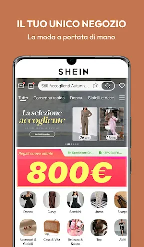 SHEIN-Acquisti online screenshot