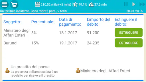 Simulatore del Presidente Lite screenshot