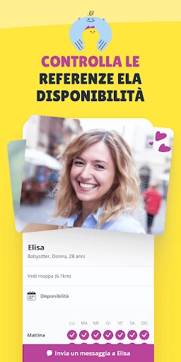 Sitly - L'app di babysitting screenshot