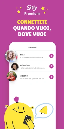 Sitly - L'app di babysitting screenshot