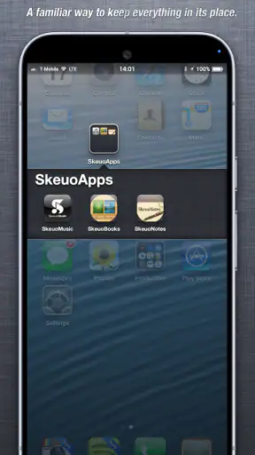 SkeuoLauncher screenshot