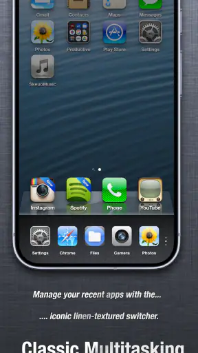 SkeuoLauncher screenshot