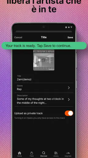 SoundCloud: La musica on mood screenshot