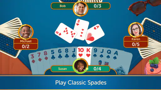 Spades Relax Classic Card Game screenshot