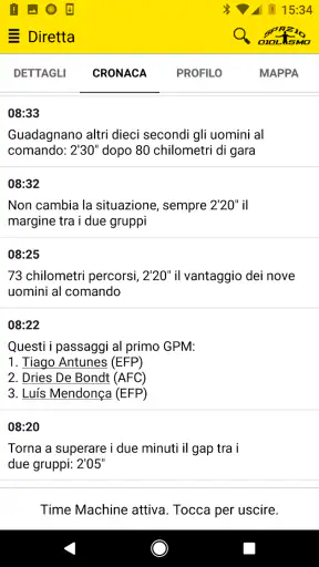 SpazioCiclismo screenshot