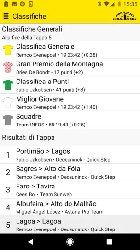 SpazioCiclismo screenshot
