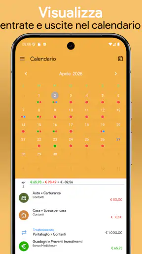Spese e guadagni — My Budget screenshot