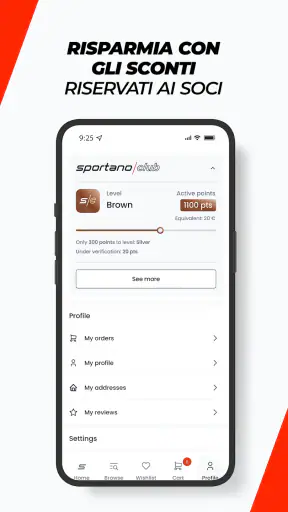 Sportano screenshot
