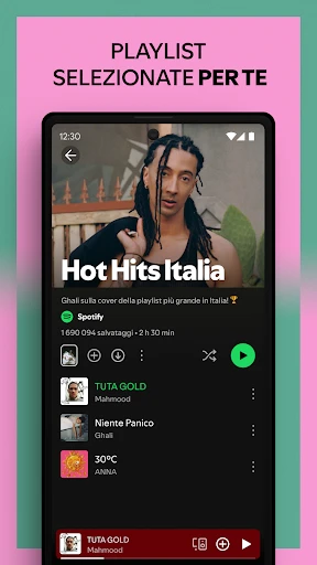 Spotify: musica e podcast screenshot