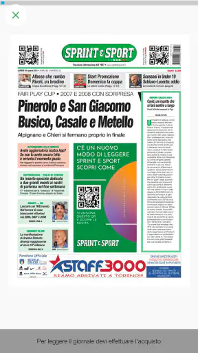 Sprint e Sport Edicola screenshot