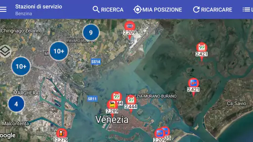 Stazioni di servizio Italia screenshot