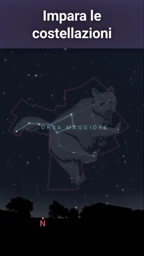Stellarium - Mappa stellare screenshot