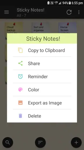 Sticky Notes Pro ! screenshot