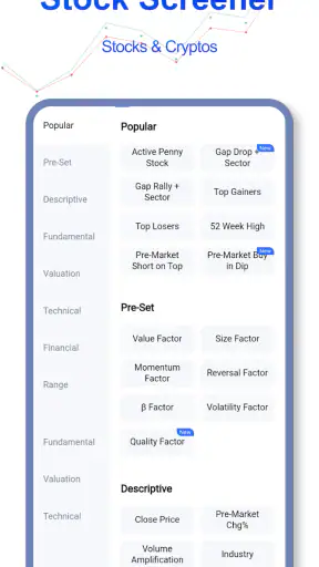 Stock Screener, AI Scanner screenshot