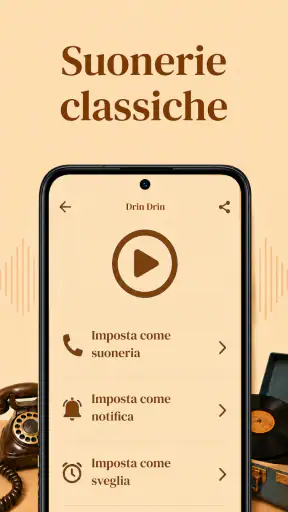 Suonerie di vecchi telefoni screenshot