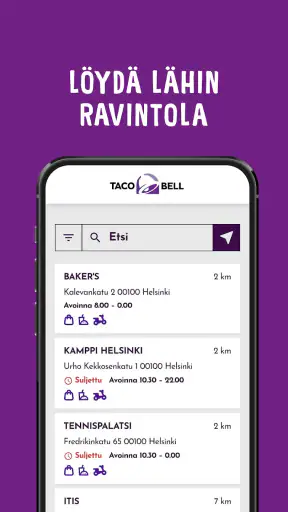 Taco Bell Suomi screenshot